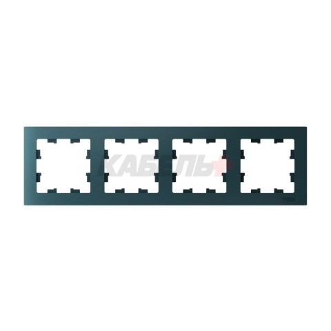 ATLASDESIGN 4-постовая РАМКА, универсальная, ИЗУМРУД