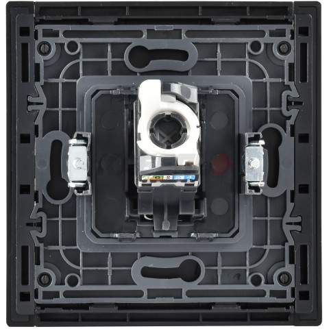 FORTE&PIANO Розетка компьютерная RJ45 кат.5E FP632M металл шампань IEK