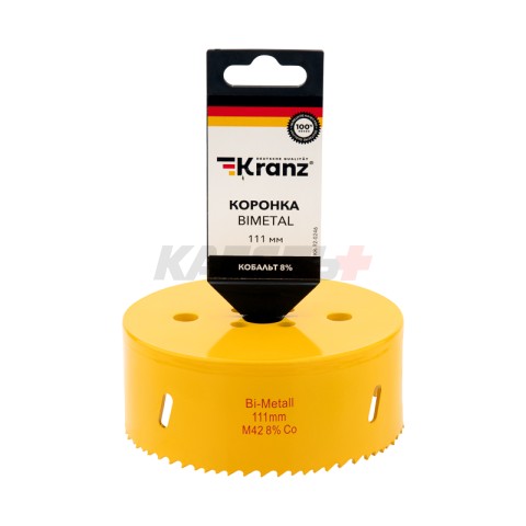 Коронка Bimetal 111мм KRANZ