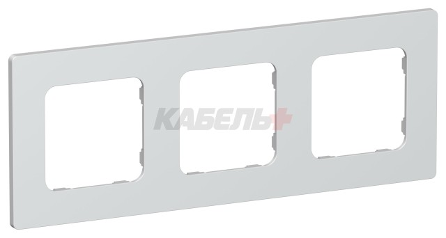 FLITE Рамка 3-местная РУ-3-К-ФлЖ жемчуг IEK