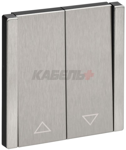 FORTE&PIANO Выключатель жалюзи 10А FP711M металл никель IEK