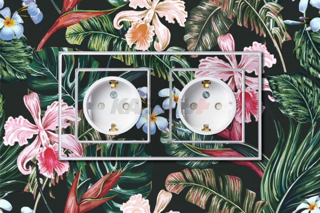 ATLASDESIGN ART РОЗЕТКА с заземлением со шторками, 16А, механизм, БЕЛЫЙ