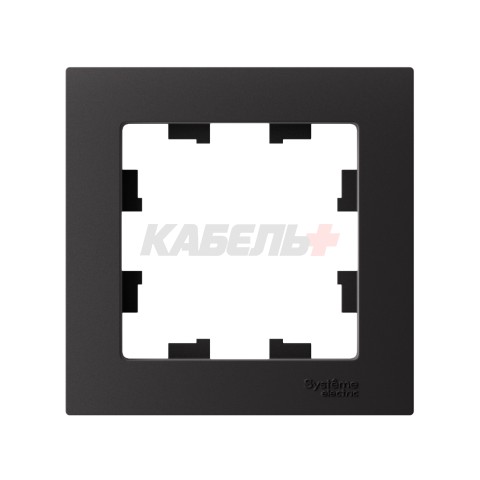 ATLASDESIGN 1-постовая РАМКА, КАРБОН