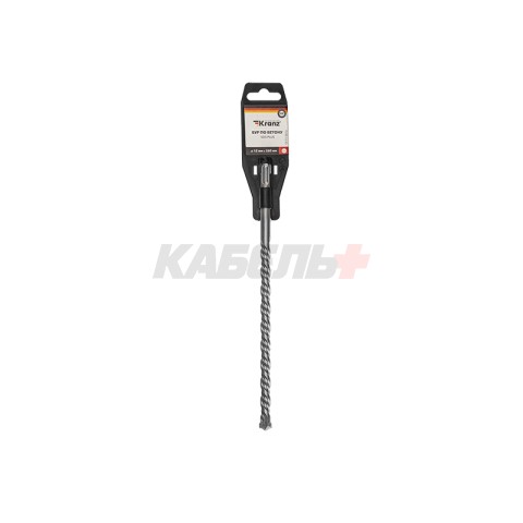 Бур по бетону 10x210x150мм, крестовая пластина, SDS PLUS KRANZ