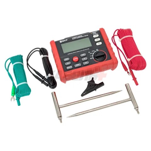 Измеритель сопротивления заземления цифровой E-Resist MS2302 EKF Professional