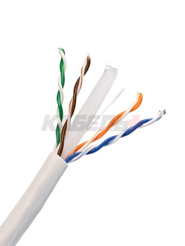 ITK Витая пара U/UTP кат.6 4х2х23AWG solid PVC серый (305м)