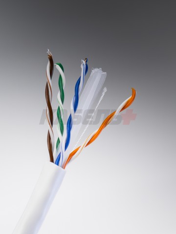 ITK Витая пара U/UTP кат.6 4х2х23AWG solid PVC серый (305м)