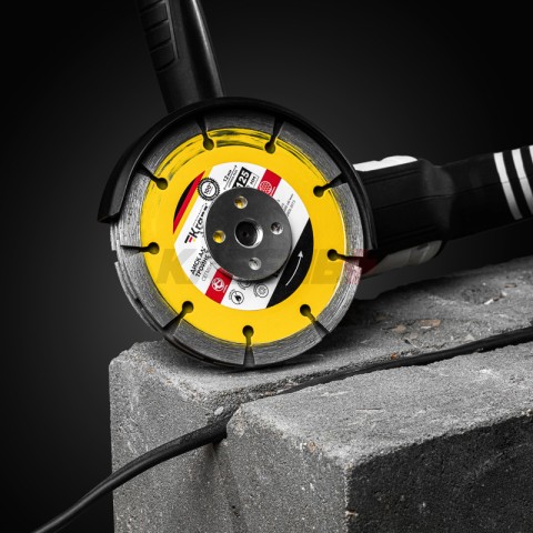 Диск алмазный тройной сегментный 125х22,2мм, сухая резка KRANZ