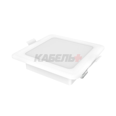 Светильник Gauss Elementary Downlight квадрат 5,5W 460lm 4000K 170-260V IP20 95*26 монтаж белый LED