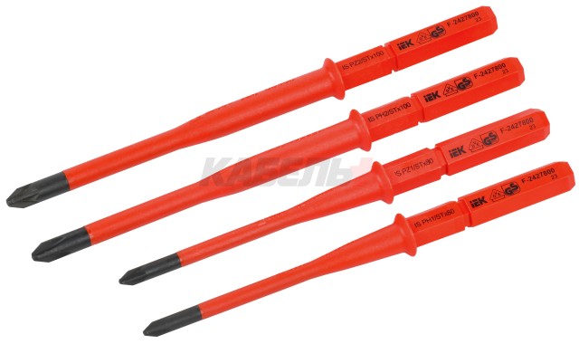 ARMA2L 5 Набор диэлектрических жал SLIM PH/SL-PZ/SL 4шт IEK - A2L5-SH21D-BI-1-T2-304