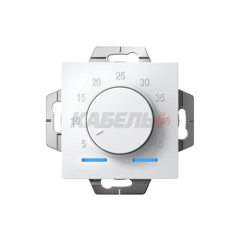 ATLASDESIGN ТЕРМОСТАТ электронный для теплого пола с датчиком, 10A, механизм, БЕЛЫЙ