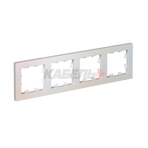 ATLASDESIGN 4-постовая РАМКА, универсальная, ЖЕМЧУГ