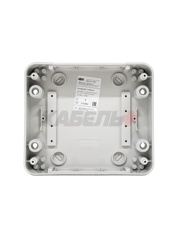 TEKFOR Корпус пластиковый КМПн-8 IP65 черная прозрачная дверь IEK