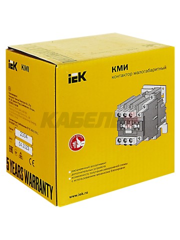 Контактор КМИ-48012 80А 230В/АС3 1NO;1NC IEK