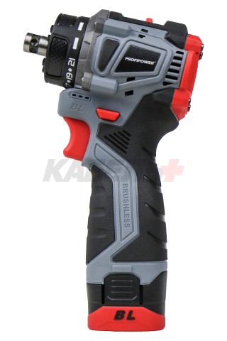 Аккумуляторный бесщеточный шуруповерт E0249 Комби PROFIPOWER BL-161C (16В, 40Нм, Li-ion 2шт, 2.0Ач, 2 скорости, 0.8-10мм, З/У, в кейсе)