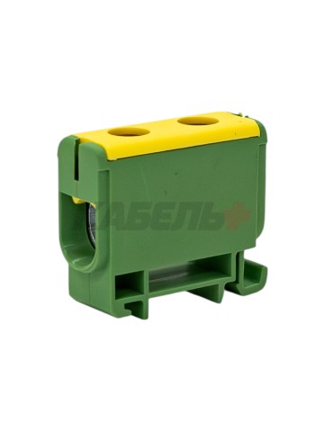 Клемма вводная силовая КВС 6-50 кв.мм. желтая/зеленая TDM