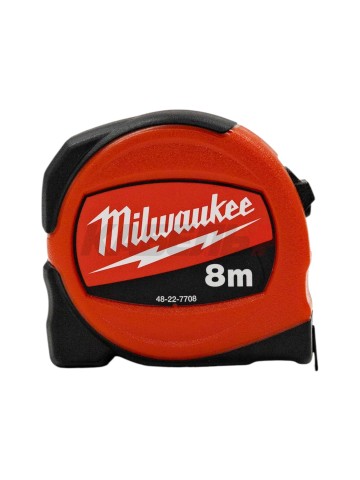 Рулетка 8м / 25мм COMPACT, MILWAUKEE
