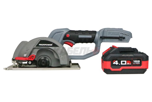 Аккумуляторный бесщеточный E0267 НАБОР 5в1 PROFIPOWER ProfiSet-5F18 (Li-ion-3шт, 4Ач, З/У, кейс, E0080, E0081,T0058, T0056, E0188)
