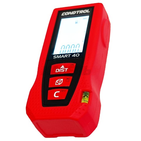 Дальномер лазерный SMART 40 (Красный / 40 м / +- 1,5 мм / 2хААА / Чехол), CONDTROL