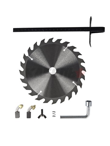 Пила циркулярная E0266 PROFIPOWER ДП-185B (1400Вт, 5500об/мин, диск 185х20мм, пропил 42/60мм, 45°)