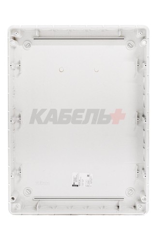 TEKFOR Корпус пластиковый ЩРВ-П-54 IP41 черная прозрачная дверь IEK