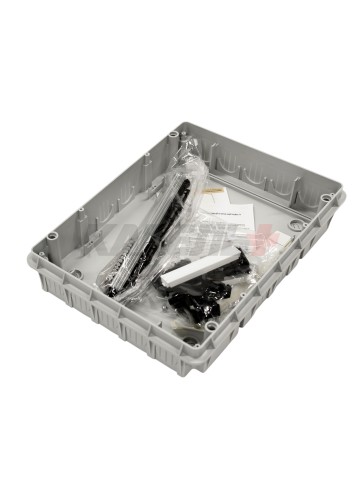 TEKFOR Корпус пластиковый ЩРВ-П-24 IP41 черная прозрачная дверь IEK