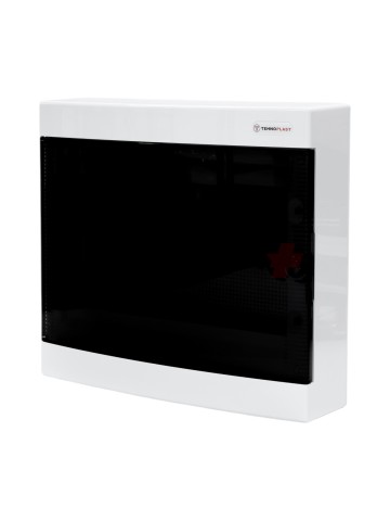 N2x18C IT, Щит навесной мультимедийный, 2 ряда, прозрач. дверца, IP40