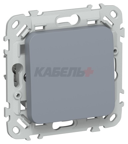 FLITE Выключатель 1-клавишный перекрестный 10А ВС71-1-0-ФлМ маренго IEK