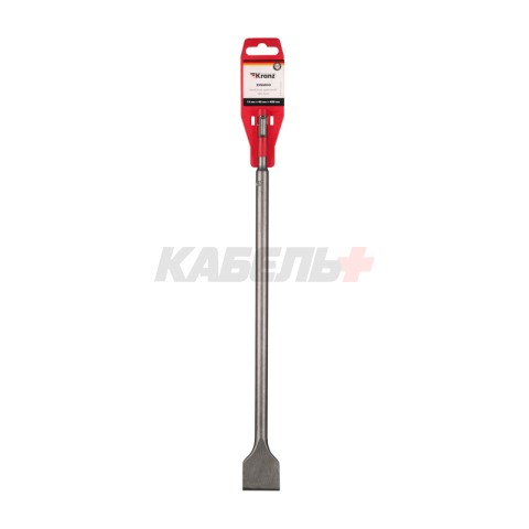 Зубило плоское широкое, 14х40х400мм, SDS PLUS KRANZ