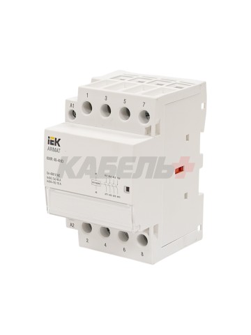 ARMAT Контактор модульный KMR 40А 24В AC/DC 4НО IEK