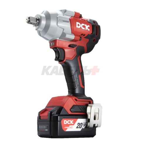 Гайковерт аккум ударный бесщеточный DCK KDPB698, 18В, 1/2 ", 2*5а/ч. 698нм