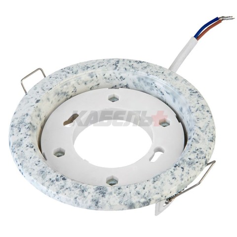 Светильник встраиваемый General GCL-GX53-H38-MA-WHITE (Белый мрамор)