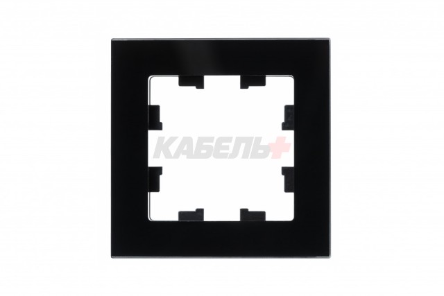 ATLASDESIGN NATURE 1-постовая РАМКА, ОРГАНИЧЕСКОЕ СТЕКЛО ЧЕРНЫЙ