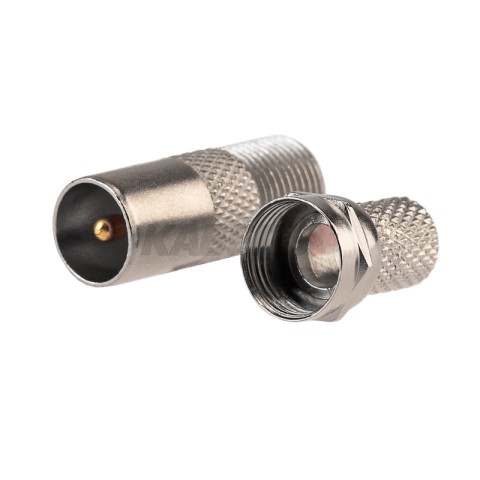 Переходник гнездо F – штекер TV ZnNi PROconnect