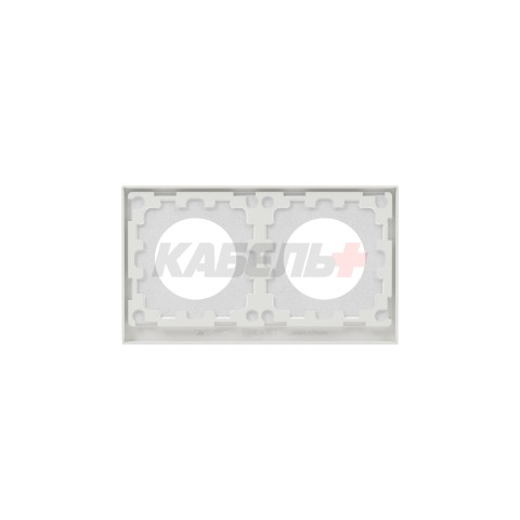 Рамка 2 поста IP44, KANT, белый песок DKC