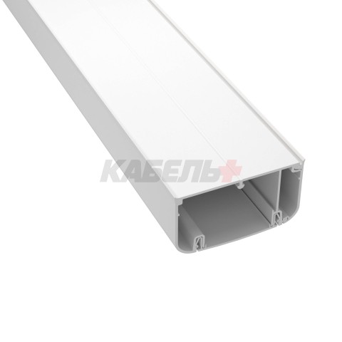 Кабель-канал 90х50 мм, с перегородкой, боковой и фронтальной крышками DKC