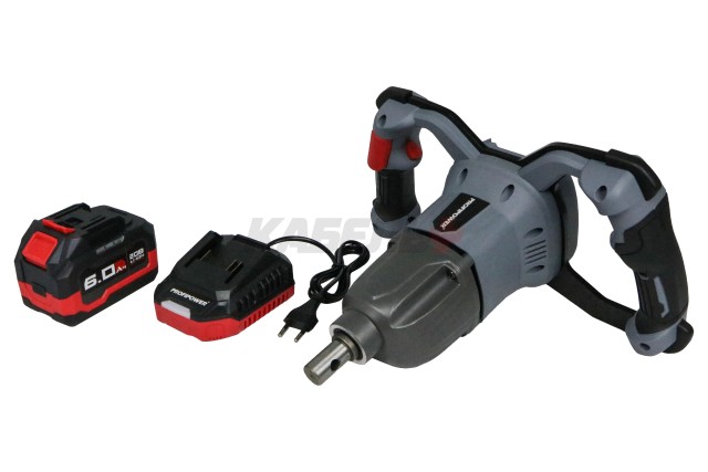 Аккумуляторный бесщеточный бур E0282 PROFIPOWER AM-20B (20В, 90Нм, Li-ion-1шт, 6.0Ач, 6 скоростей, З/У, в коробке)