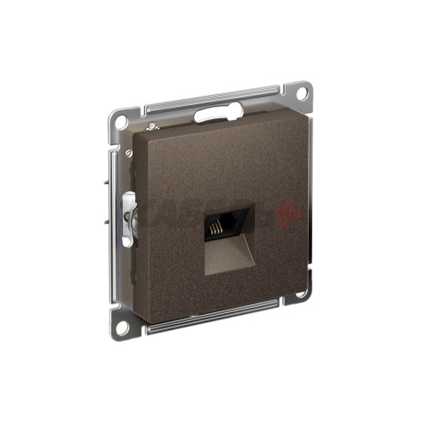 ATLASDESIGN РОЗЕТКА телефонная RJ11, механизм, МОККО