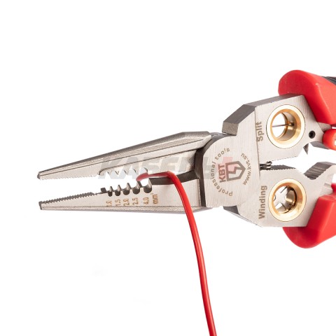 Мультитул-длинногубцы (7 в 1) с функцией снятия изоляции, резки и детектором напряжения (КВТ)