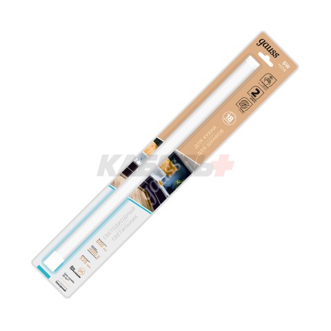 Светильник сенсорный Gauss модель K 6W 600lm 4000K 170-260V 520mm IR 1/10/40
