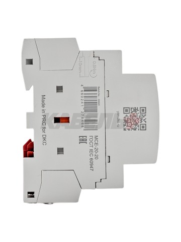 Контактор модульный YON max типа MCE, 2P, 20A, 240В, 2НО DKC