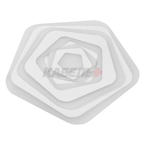 Светильник потолочный с/д General GSMCL-Smart50 95w Alien 95Вт 3000-6500К 6780Лм 459х45мм с пультом (800350) (1/2)