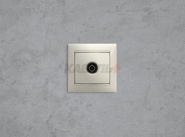 VALENA Розетка TV тип звезда слоновая кость