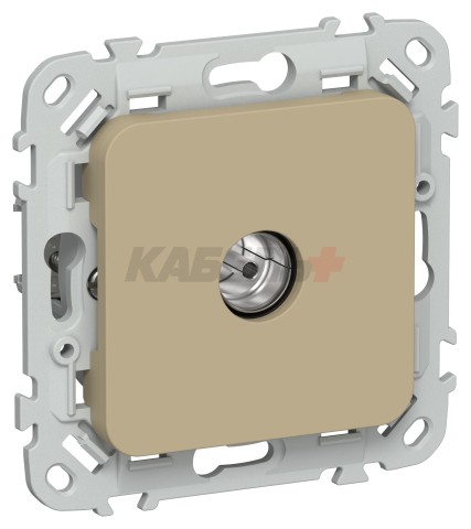 FLITE Розетка TV экранированная проходная тип M РТВм-1-1-2-ФлХ хаки IEK