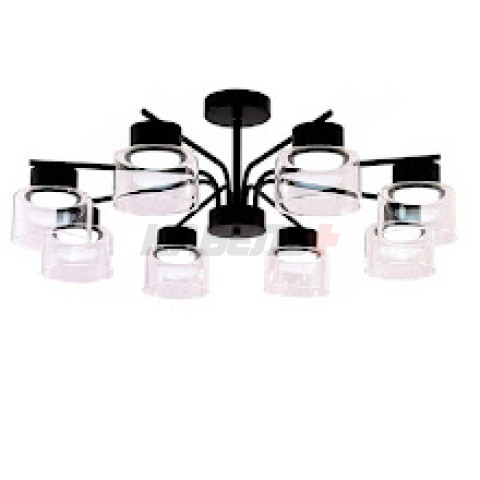 Светильник X-GX53 1084/8 чёрный