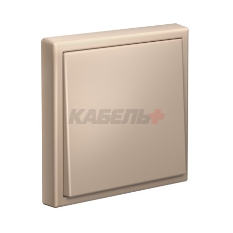 ARTGALLERY 1-клавишный ВЫКЛЮЧАТЕЛЬ, 10АХ, механизм, быстрозажим. клем., ПЕСОЧНЫЙ