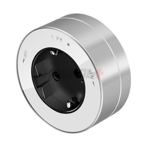 MULTITRACK Розетка 2К+З круглая 16 А/250 В БЕЛЫЙ