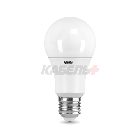 Лампа Gauss Elementary A60 12W 1170lm 6500K E27 LED 1/10/50