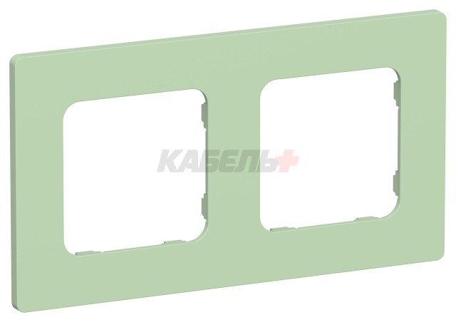 FLITE Рамка 2-местная РУ-2-К-ФлФ фисташковый IEK