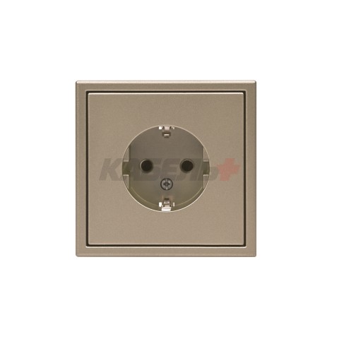 ARTGALLERY РОЗЕТКА с заземлением, 16А, механизм, ШАМПАНЬ